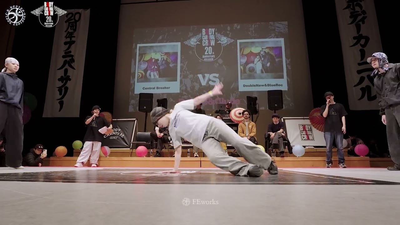 【TOP8】CentralBreaker vs DoubleNew&BlueRoc | Body Carnival 20th anniversary Bonnie and clyde│ FEworks