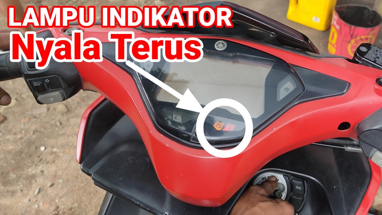 Cara atasi lampu indikator Yamaha Aerox nyala terus