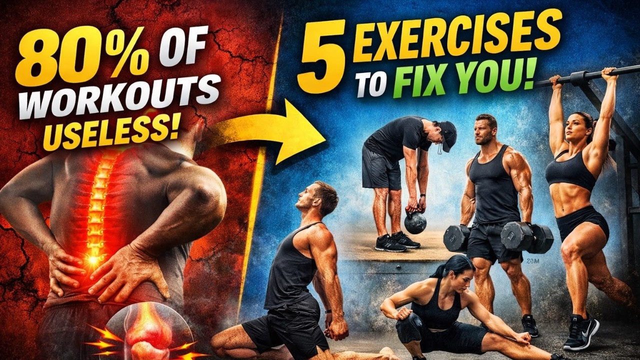 5 Exercises That Fix Your Body Forever (Back & Knees)