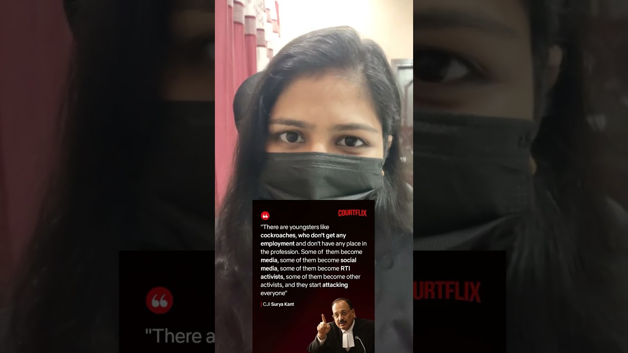 CJI remarks on Youth is Cockroaches 🪳😓😨