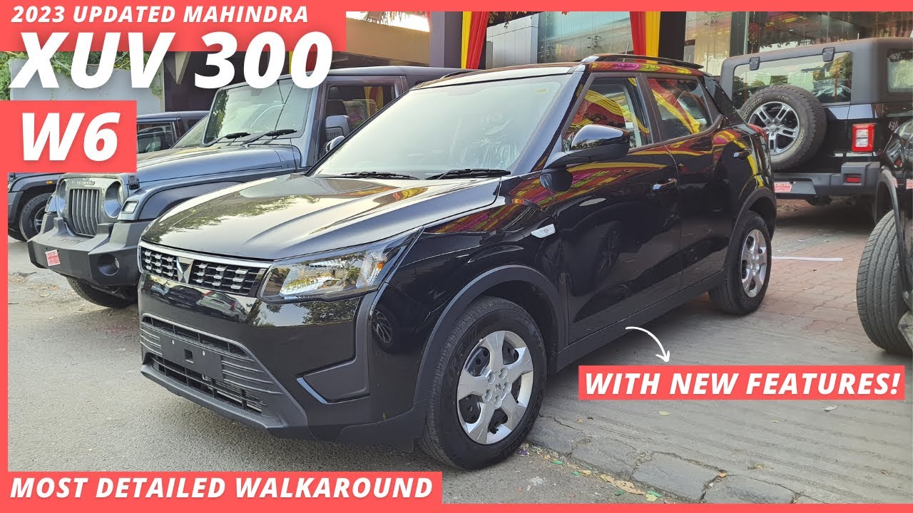 2023 Updated Mahindra XUV300 W6 Walkaround - The best variant to buy? | GA.Automotive