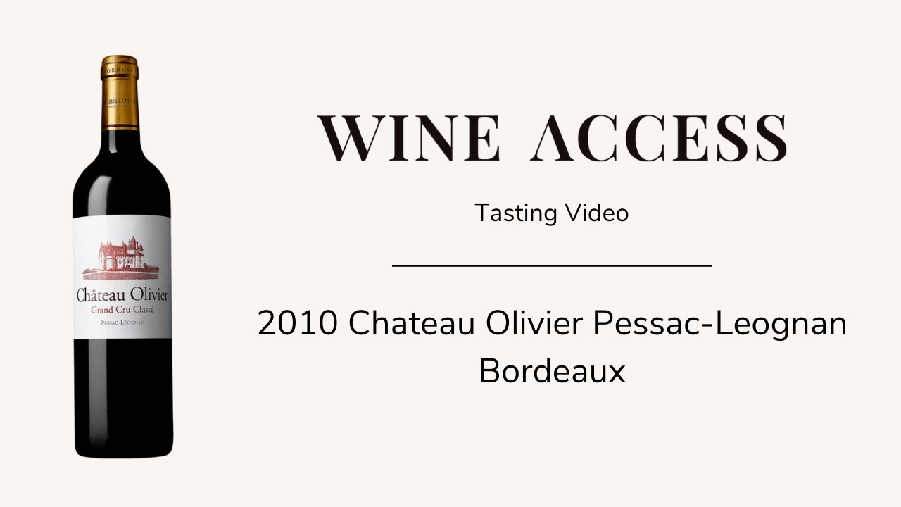 2010 Chateau Olivier Pessac-Leognan Bordeaux