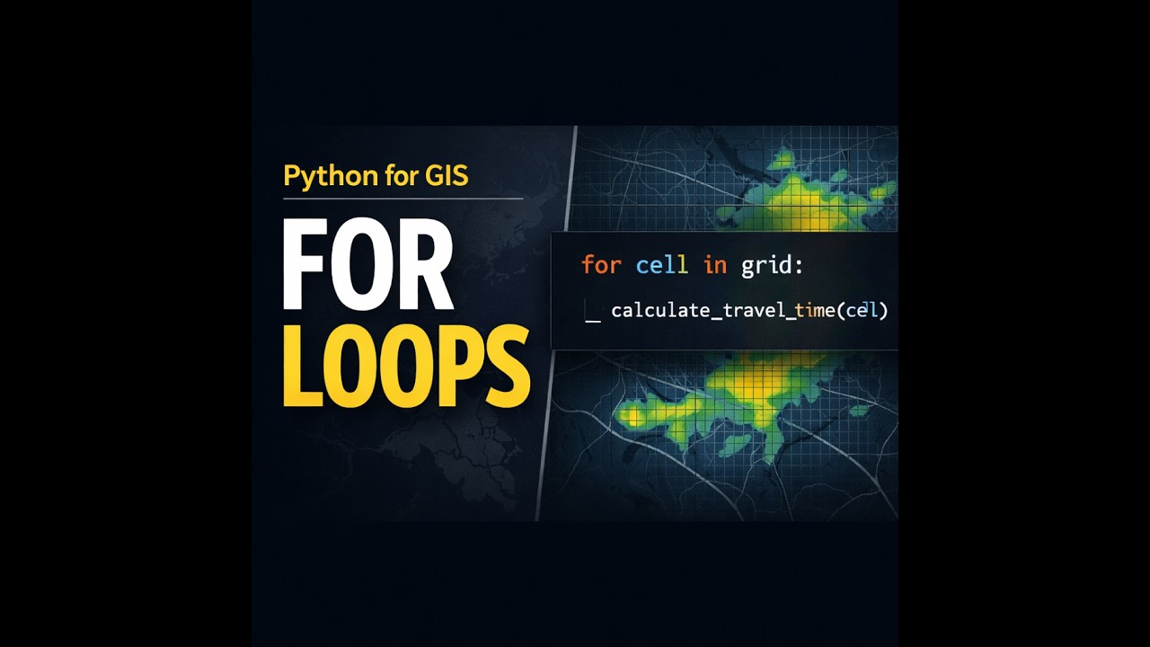 Lesson 4: For loops | Python Crash Course (for geospatial science)