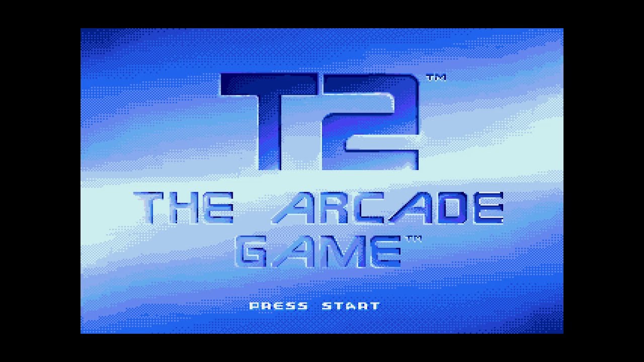 T2 : The Arcade Game (Mega Drive) – Écran-titre (Europe - PAL) – 1080p