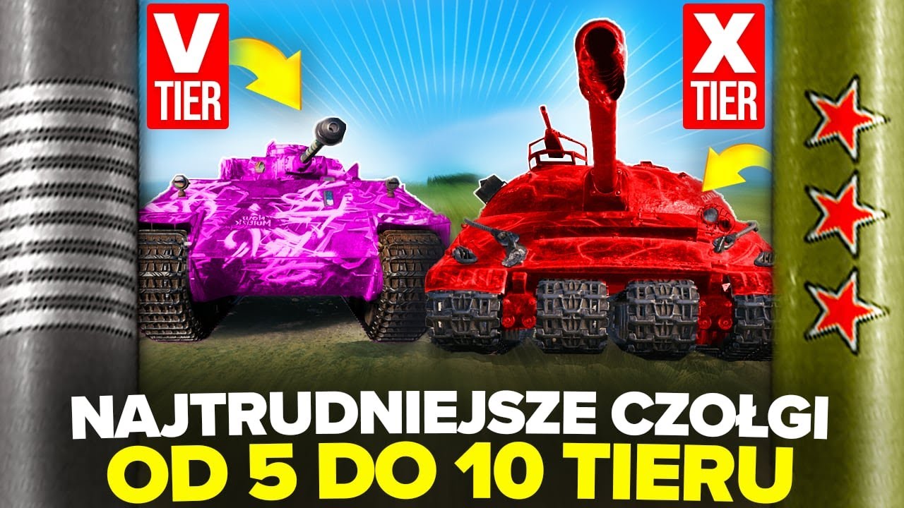 NAJTRUDNIEJSZE CZOŁGI pod 3 BIEGŁOŚCI w WOT!