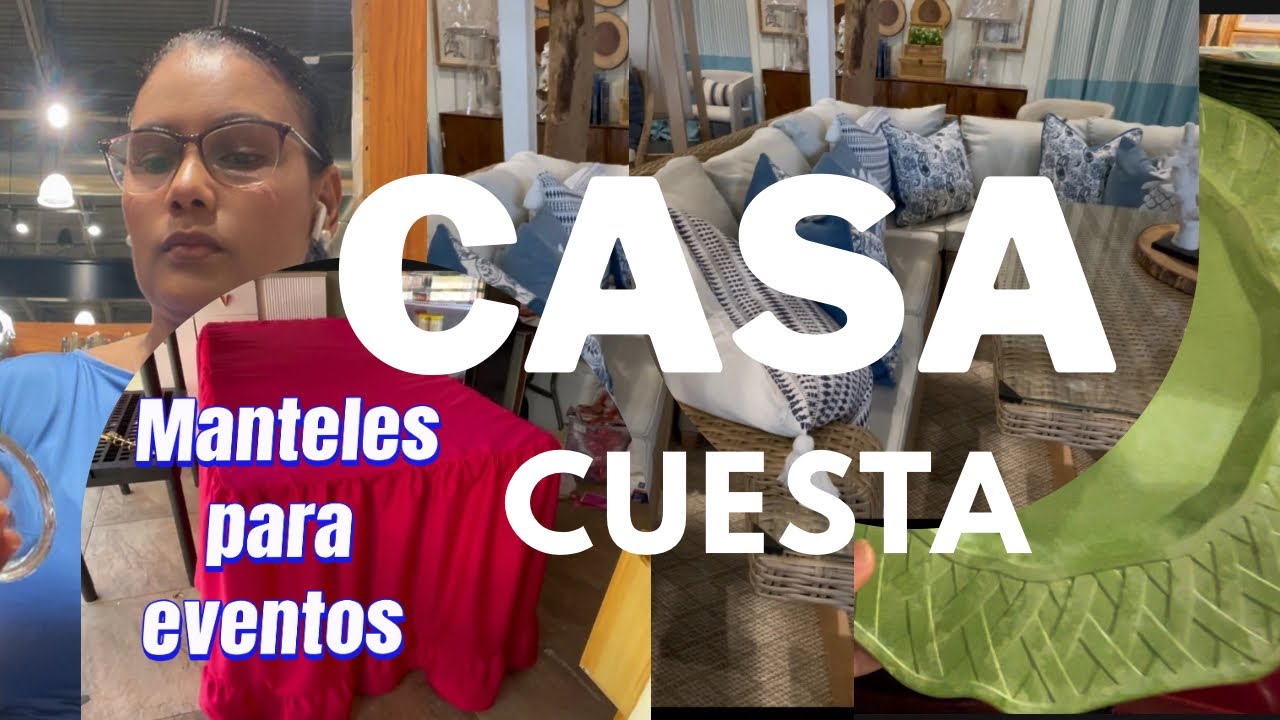 VISITANDO CASA CUESTA/MANTELES  PARA EVENTOS/ LA MEJOR FRAGANCIA 