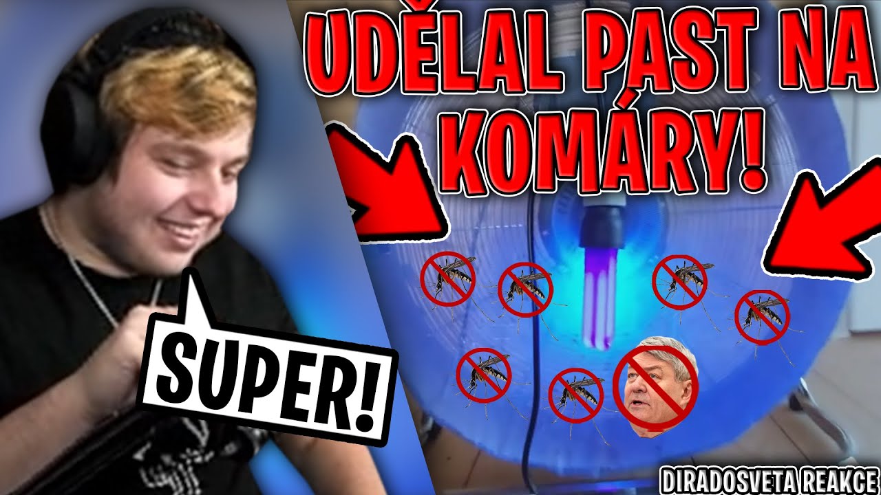 JAK SI UDĚLAT PAST NA KOMÁRY!!! (ty malé, ne rudé) | Morry REAGUJE na