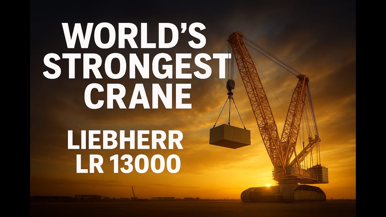 Liebherr LR 13000: The Most Powerful Conventional Crawler Crane in the World