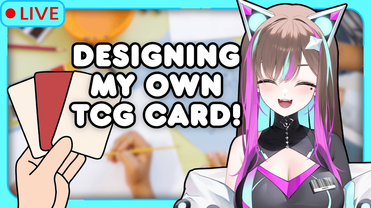 【Art Stream】Let's design our very own trading card!! (Streamathon Reward)