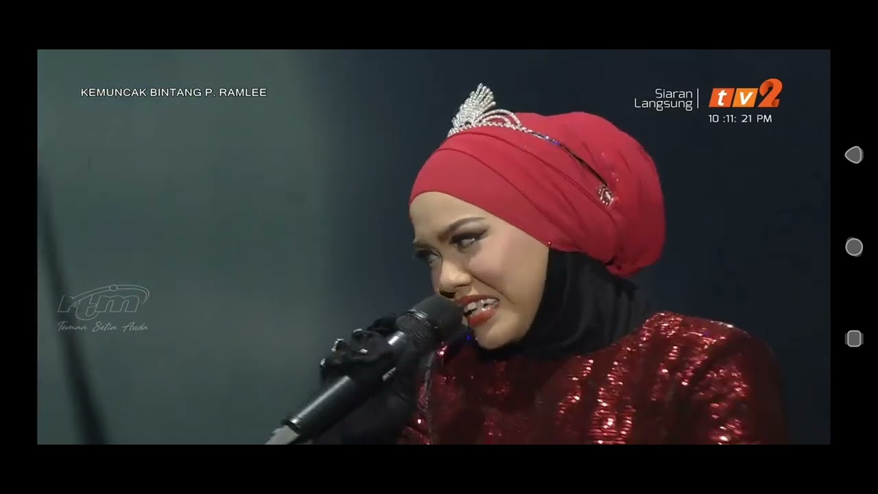 Kemuncak Akhir Bintang P.Ramlee 2022. Lagu 'Sri Bulan' duet 'Mohd Ameerezul Maula& Noor Nazatul'
