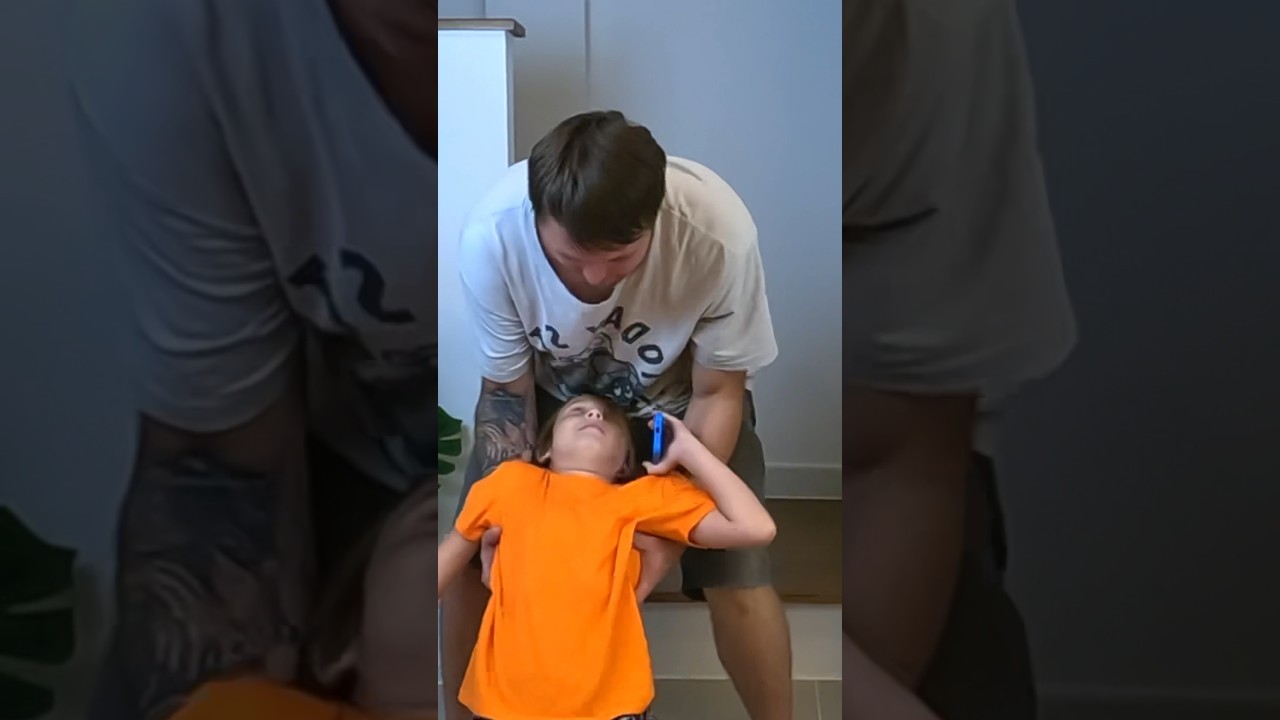 The prank didn't go as planned; my daughter fainted #shorts #social
