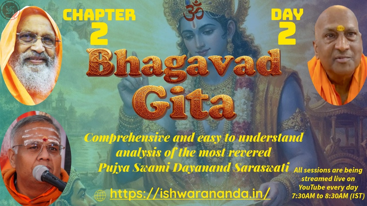 BHAGAVAD GITA (Chapter 2)                           DAY  2
