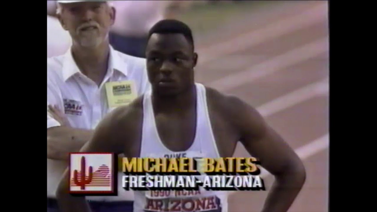 Michael Johnson vs. Frank Fredericks - Men's 200m - 1990 NCAA Outdoor Track Championships