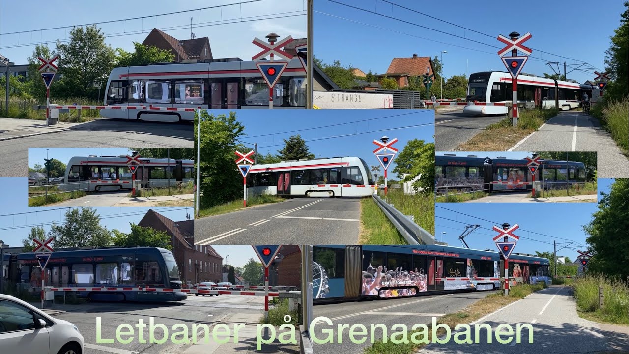 Letbaner på Grenaabanen | Trams on Grenaabanen