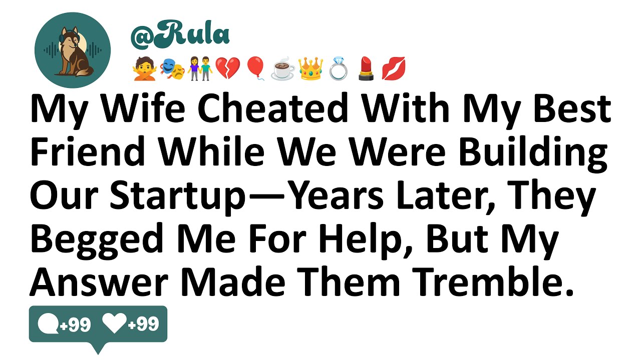 My Wife Cheated With My Best Friend While We Were Building Our Startup—Years Later, They Begged Me..