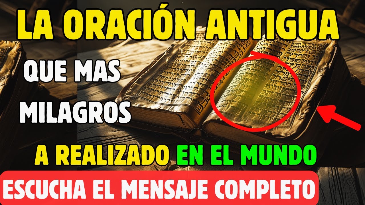 🔴 ESTÁ ORACION CUMPLE TODO TUS MILAGROS 🔴 | REPITELA Y VERÁS LO QUE SUCEDE