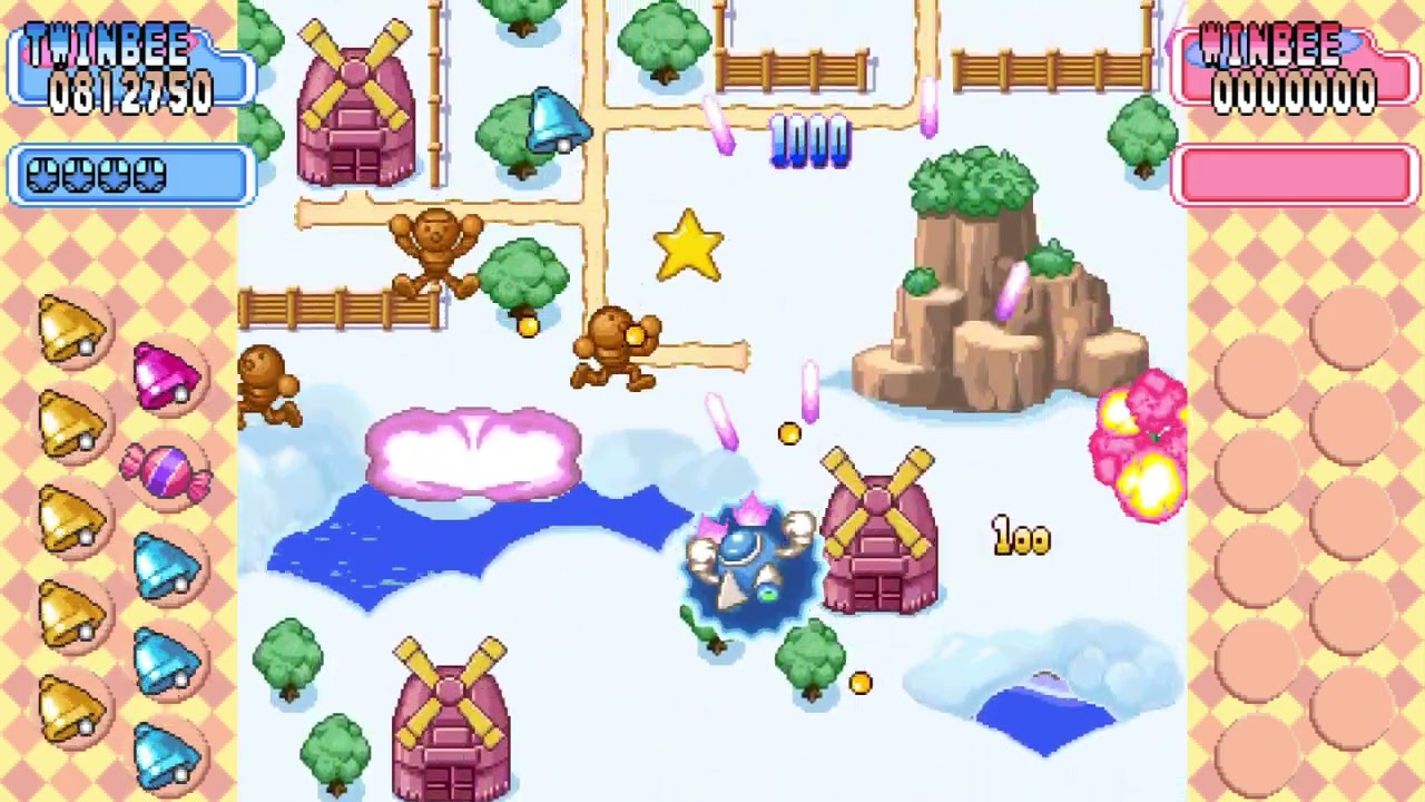 【PSP】ツインビーだ!! - HARD NMC ノーミスクリア 1972750点 (Twinbee Da!!)