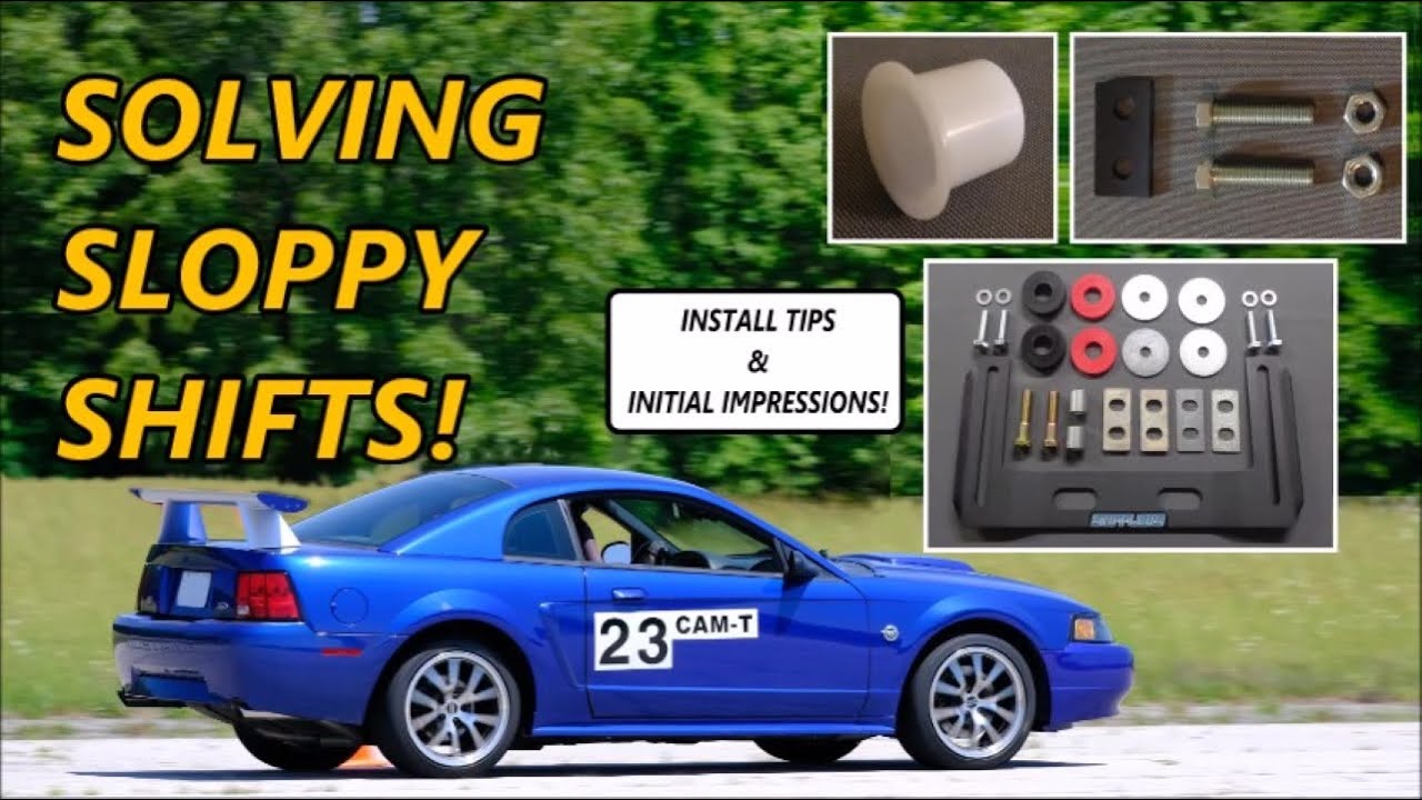 STEEDA DELRIN SHIFTER BUSHING + NVH ISOLATOR KIT & STIFFLERS 99-04 Mustang TRANSMISSION CROSSMEMBER