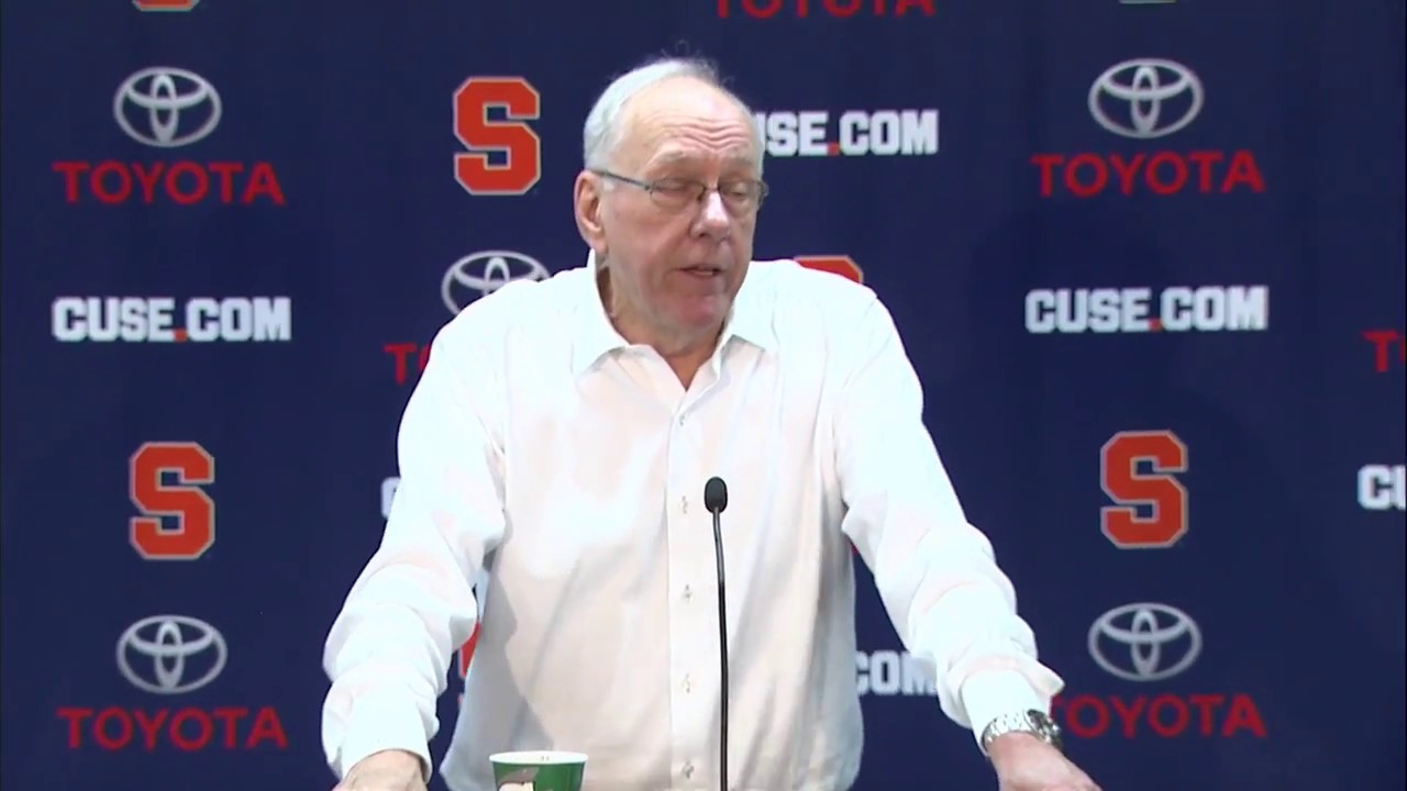Jim Boeheim vs. North Carolina Postgame