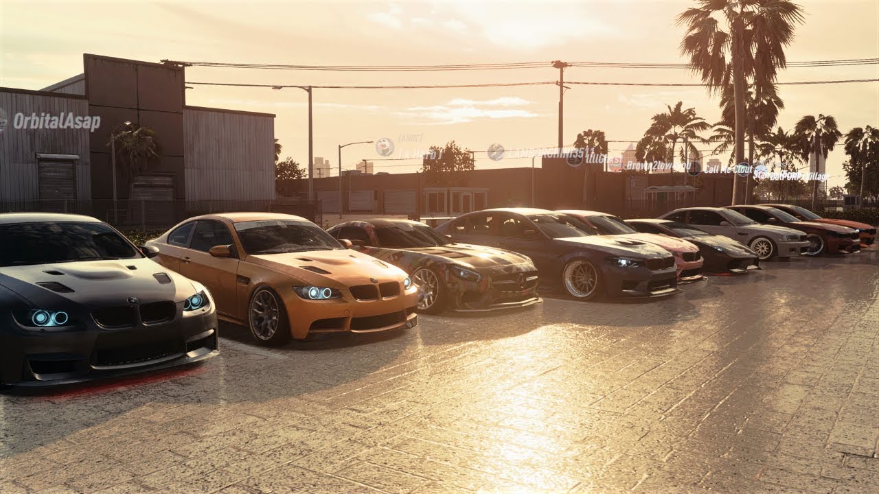 NFS Heat | 1000+HP M3 E92 Build / 1000+HP EDM Car Meet - Street Racing w/ M2, M5, AMG GT, E46 & More