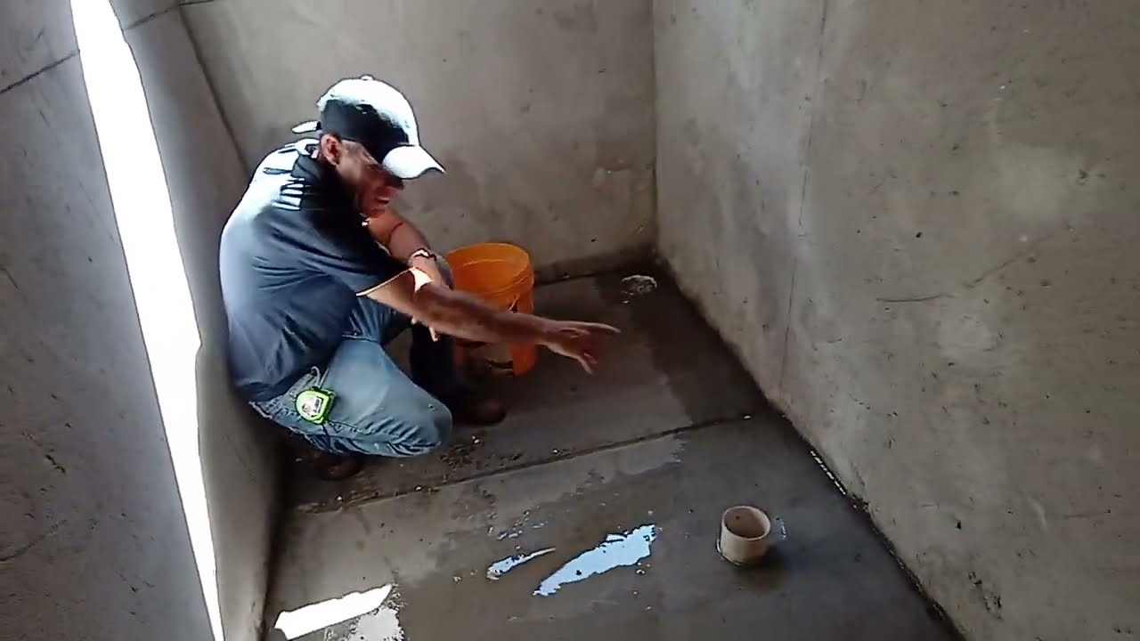 Como dar os caimentos certos em contrapiso de banheiro!