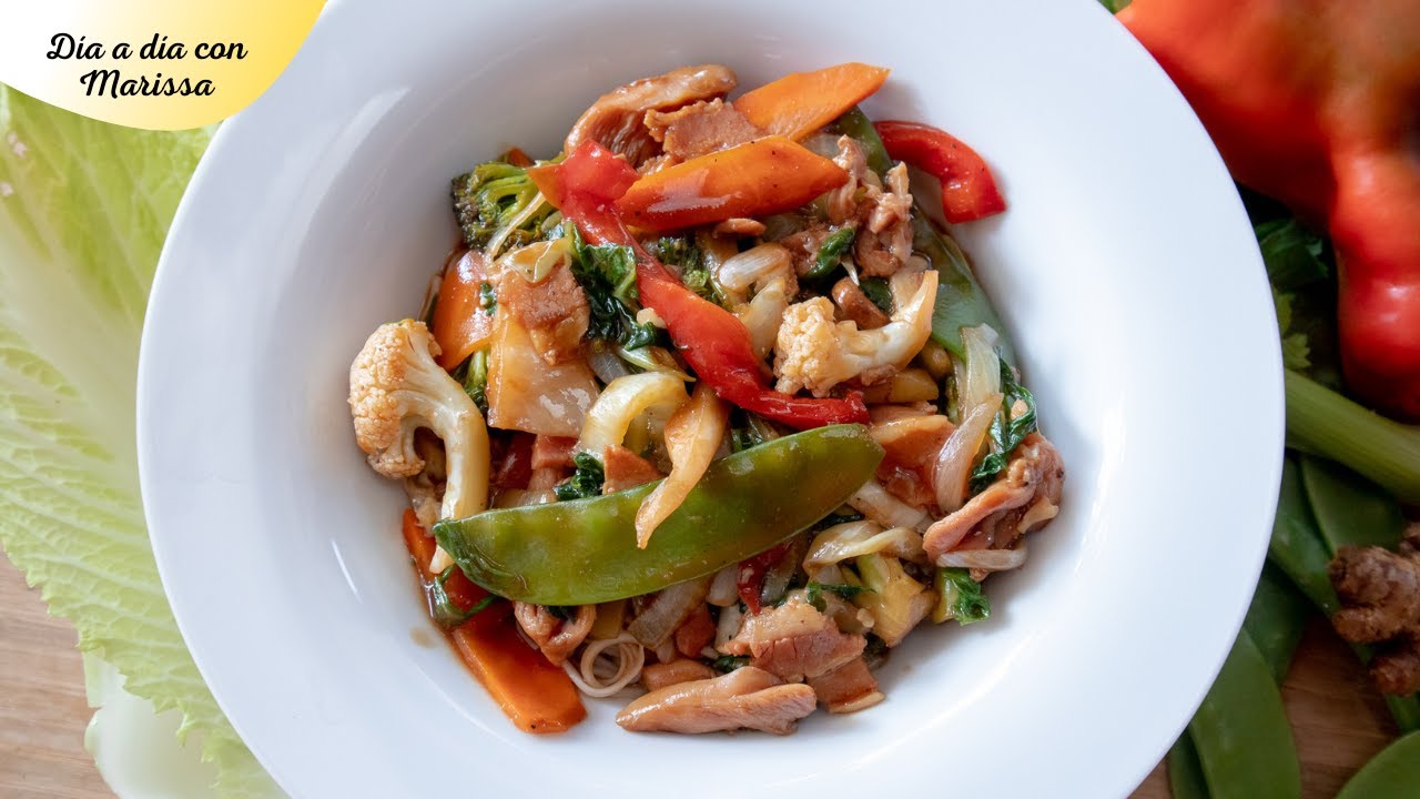 Chop Suey en salsa con ingredientes fáciles de conseguir