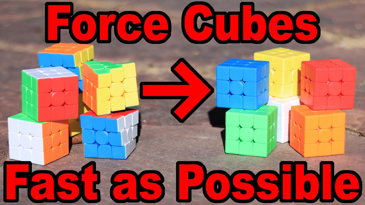 3x3 Force Cubes SPEED CHALLENGE