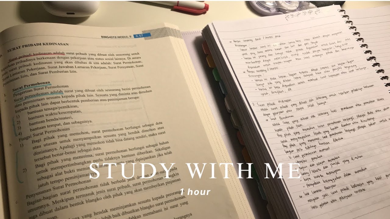1-HOUR STUDY WITH ME 📚 [pomodoro 50/10, chill lofi music with count up timer]