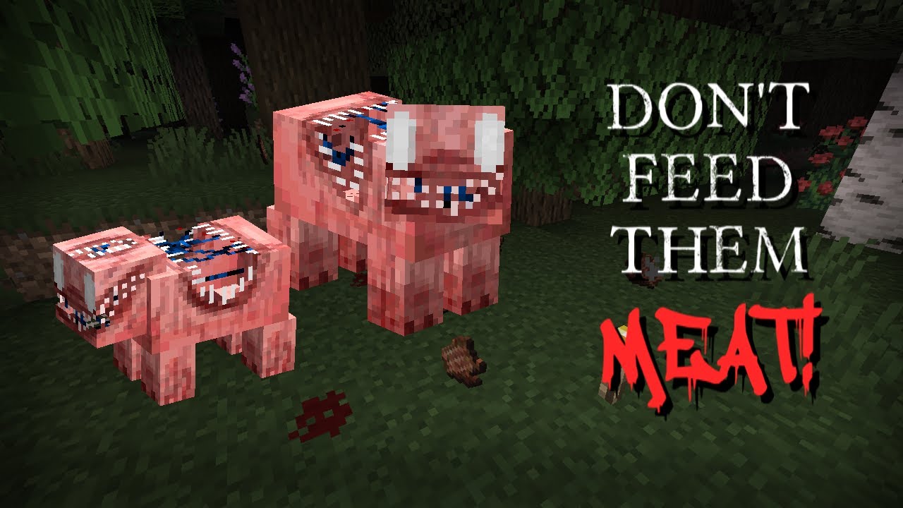 Don't Feed Your Pigs Meat! Minecraft Creepypasta