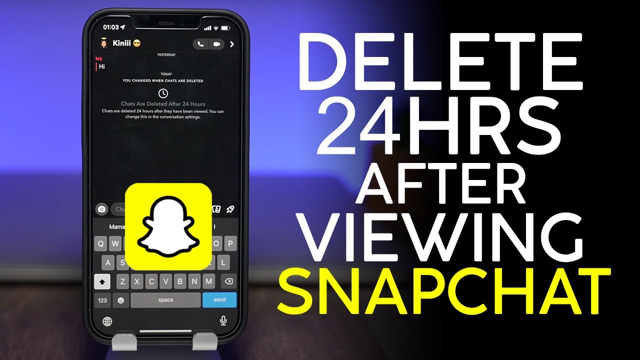 How to Delete Chat 24hrs after it has been Viewed on Snapchat