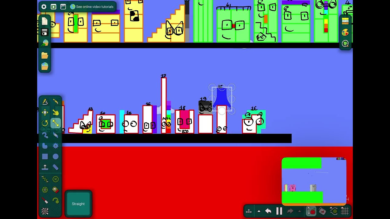 Dozenalblocks floor is lava (DON’T COMMENT RUDE THINGS)