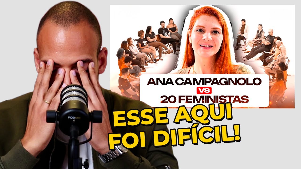 1 CRIST&Atilde; vs 20 FEMINISTAS | ZONA DE FOGO (ft. ANA CAMPAGNOLO) | REACT GABRIEL PIAUHY