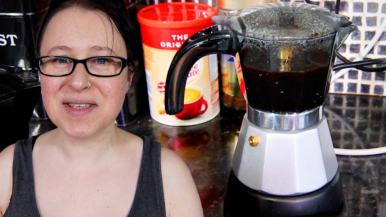 My new ELECTRIC COFFEE POT - MOKA DE LONGHI EMKM4 TZ.2/4 ALICIA includes instructions and review