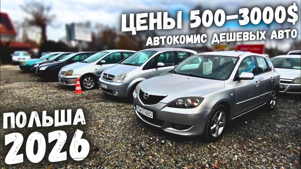 ✅ AВКОМИС/АВТОРЫНОК ОТ 500$ ДО 3000$ 🚙ДЕШЕВЫЕ МАШИНЫ В ПОЛЬШЕ🚗 ᛁ ВРОЦЛАВ ᛁ 2026