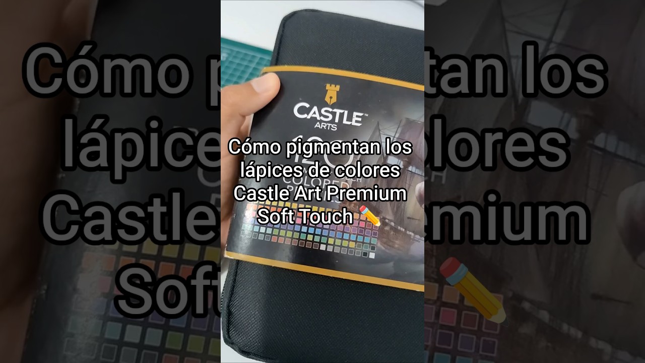 Cómo pigmentan los lápices de colores Castle Art Premium Soft Touch ✏️ 