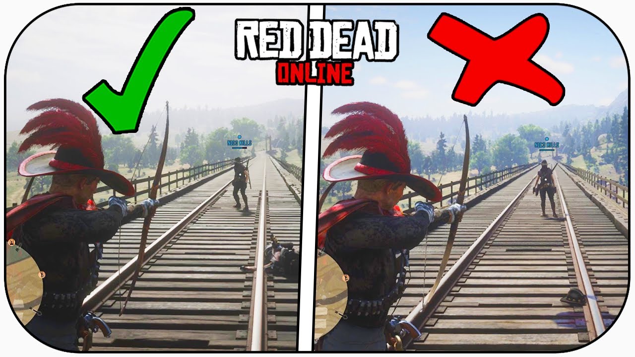 УЛУЧШЕННЫЙ ЛУК против СТАНДАРТНОГО ЛУКА (обновление Red Dead Online)