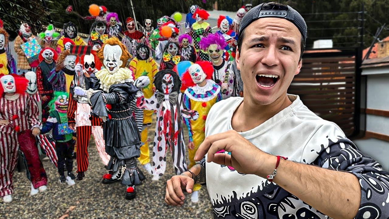 &iexcl;&iexcl; EL PAYASO IT INVADE LA CASA DE @PARCERICO con PAYASOS ASESINOS !!