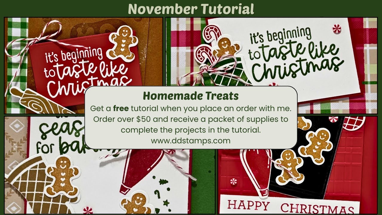 November Tutorial | Stampin&rsquo; Up! Homemade Treats Bundle