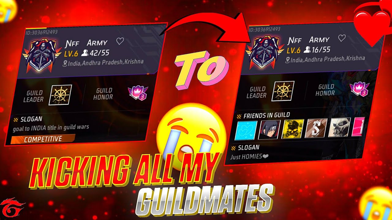 "Sorry Guysss❤ KICKING All My Guild Mates👀 | NARUTO FF | NFF ARMY | NARUTO LIVE"