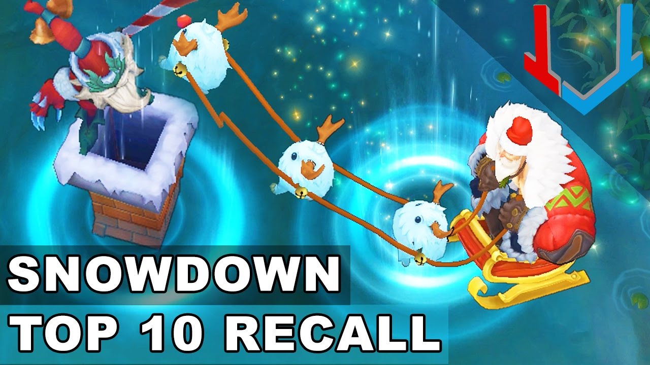 Top 10 Snowdown Recall Animations (League of Legends)
