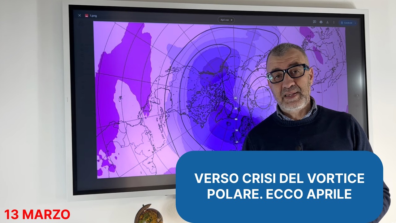 METEO. VORTICE POLARE IN CRISI, VERSO IL FINAL WARMING. BLOCCHI E SCENARIO DI APRILE