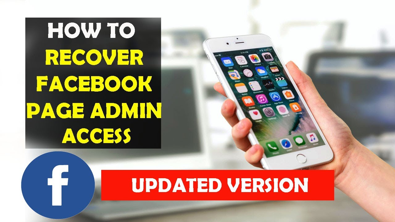 How To Recover Facebook Page Admin Access - UPDATED
