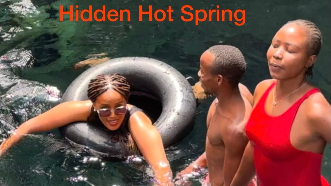 Hot Spring swimming,Our aqua guider served my life  @DeeMwango at Chemka Hot Springs in Tanzania 🇹🇿.