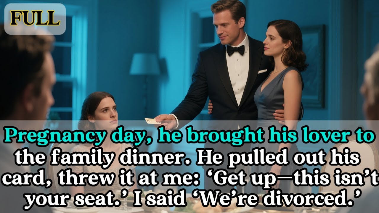 He brought his lover to the family dinner.He pulled out his card, threw it at me: ‘Get up...