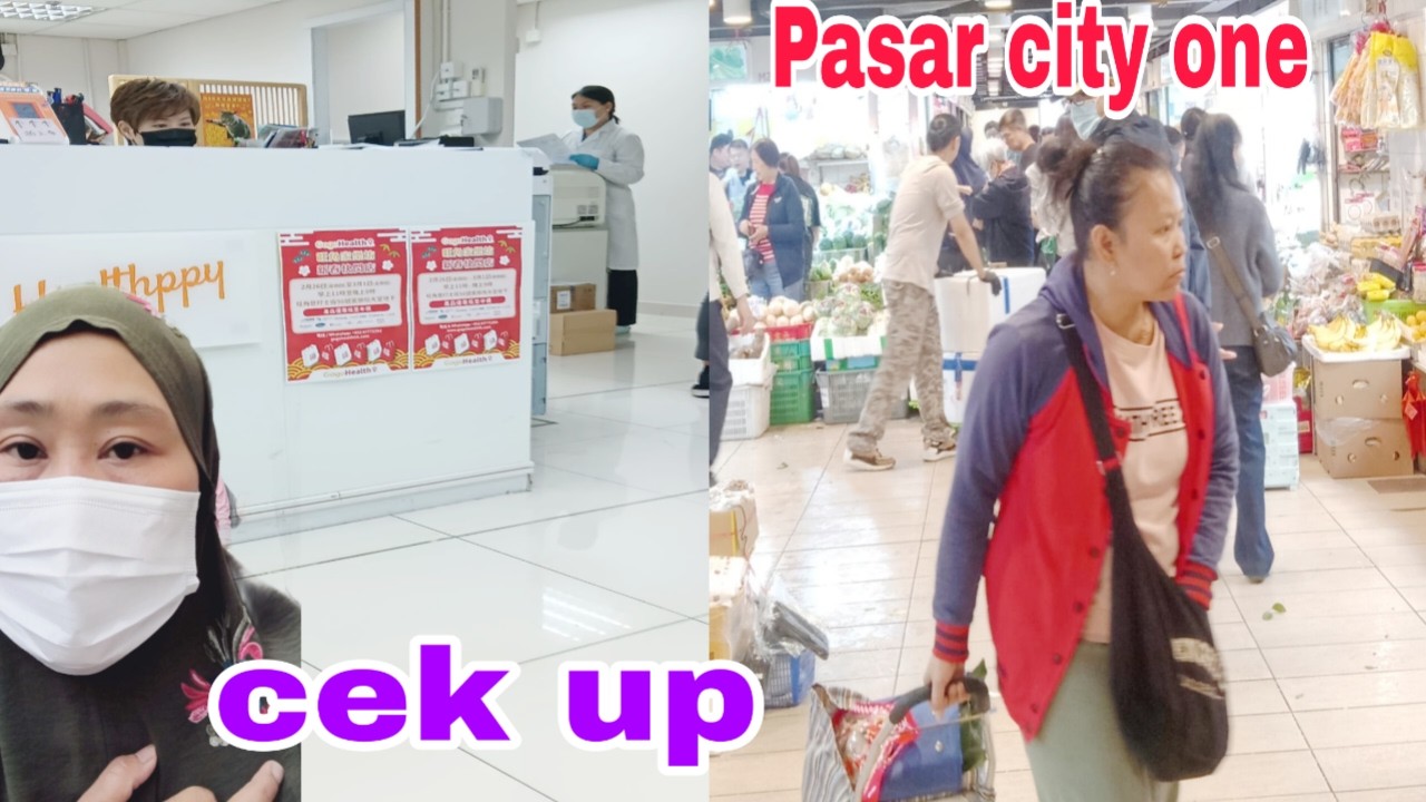 Berangkat Medical atau cek up pulang mampir belanja dipasar tradisional city one 