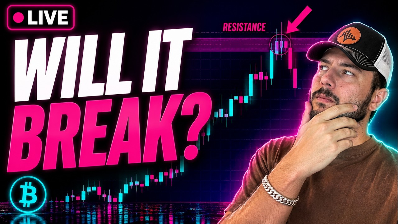 Bitcoin Testing KEY Resistance: Will We Finally Break Out? | Live