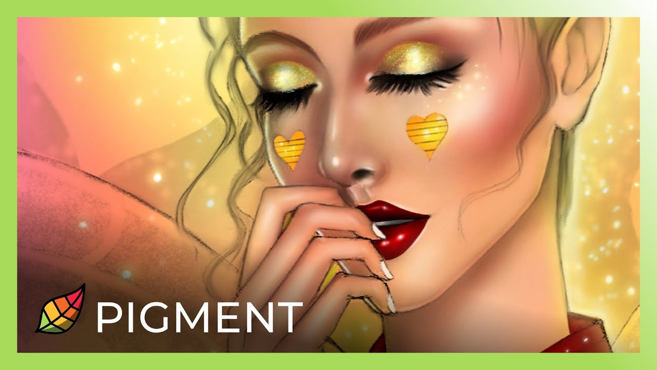 🏳️‍🌈 Pride by Dinny Sidik -  Digital Coloring Tutorial Process in Pigment | COLORING ON iPAD