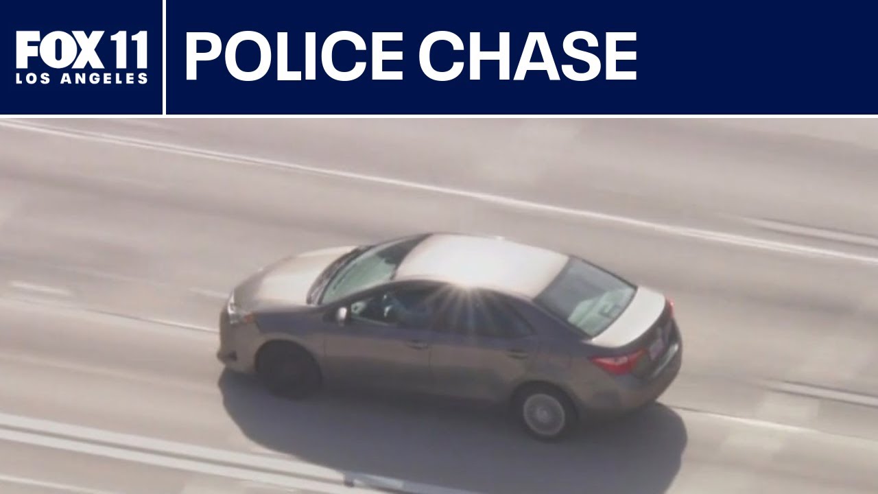 LA police chase underway