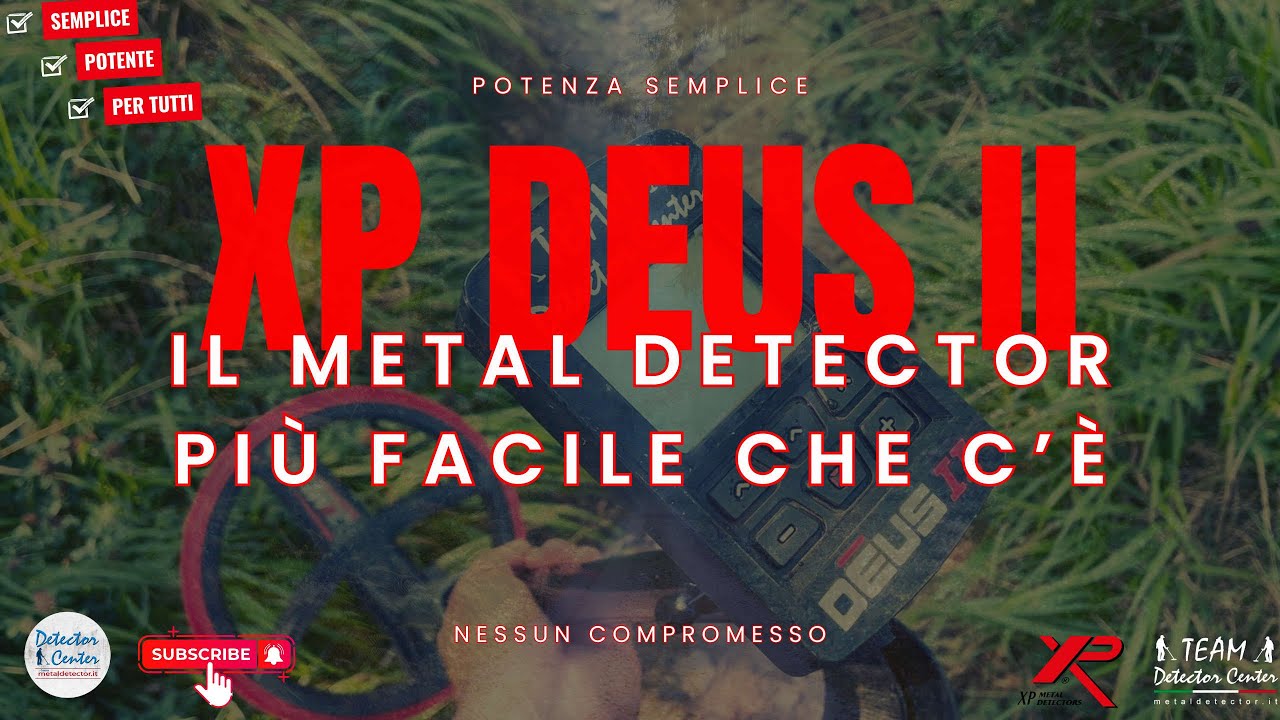 XP DEUS II il metal detector pi&ugrave; facile che c'&egrave;