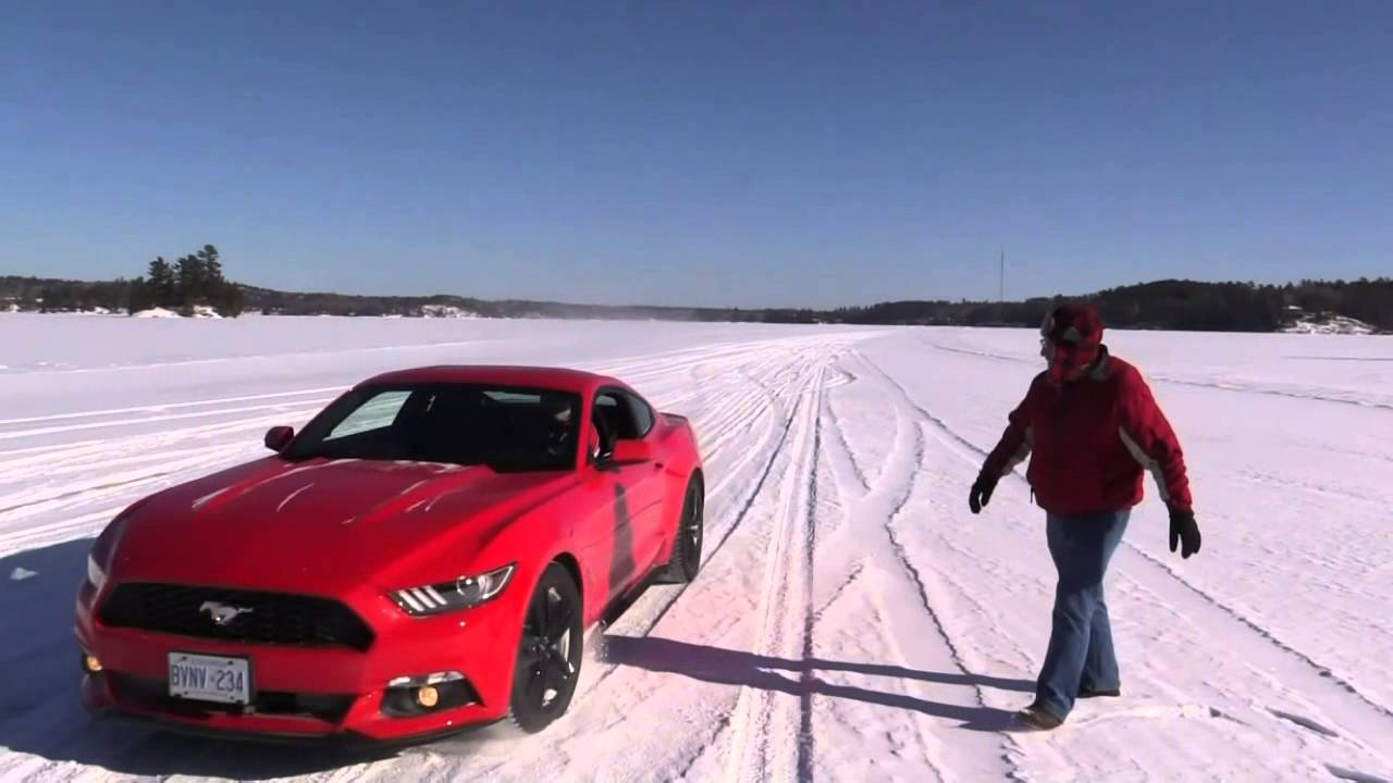 2015 Ford Mustang EcoBoost Ice Road Test